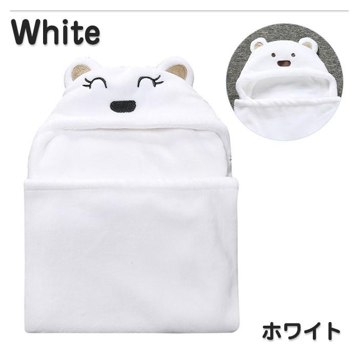 赤ちゃん おくるみ ベビー タオルケット ブランケット バスタオル クマ パイル ふかふか ふんわり あったか 白 ピンク ブルー |  | 03