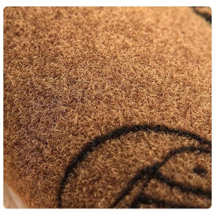 ウェルカム マット フロアマット ラグマット 玄関 屋内 室内 レトロ アンティーク ブラウン アクセント ラグ インテリア |  | 02