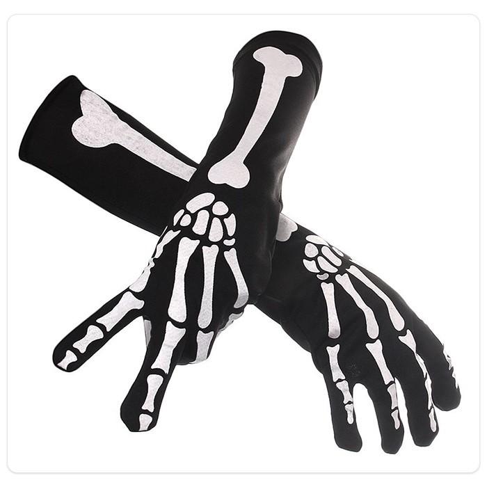 スカル ドクロ 長手袋 グローブ ハロウィン 手袋 コスプレ スカル手袋 魔女 アクセサリー 仮装 変装 小物 お化け スケルトン ゴースト 骸骨 |  | 01