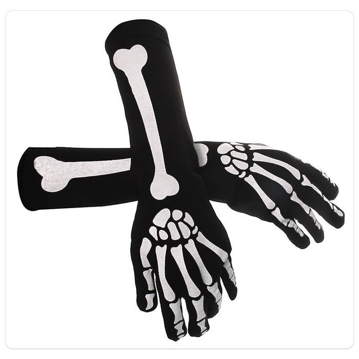 スカル ドクロ 長手袋 グローブ ハロウィン 手袋 コスプレ スカル手袋 魔女 アクセサリー 仮装 変装 小物 お化け スケルトン ゴースト 骸骨 |  | 07