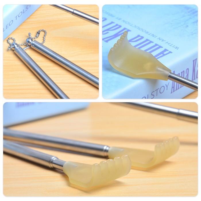 先端 プラスッチック 孫の手 伸縮 携帯 まごの手 まごのて 伸縮孫の手 おじいちゃん おばあちゃん 敬老の日 プレゼント ステンレス コンパクト |  | 04