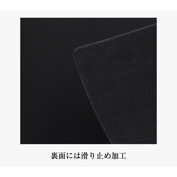 大型 レザー調 レザータッチ デスクマット マウスパッド マウスマット キーボードマット 無地 オフィス デスク 傷防止 汚れ防止 |  | 04