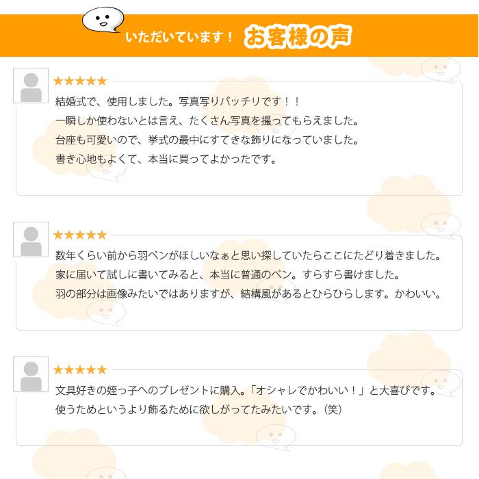 羽ペン＆ペンスタンド セット 披露宴 結婚式 セレモニー 受付カウンター ウエディング ブライダル パーティー 二次会 ボールペン |  | 03