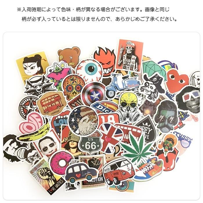 ステッカー 100枚セット 柄かぶりなし レトロステッカー アンティーク 防水 ビニール製 アメリカ雑貨 デカール シール おしゃれ |  | 03