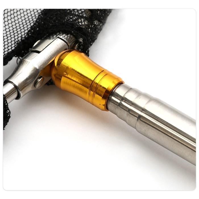 ケース付 伸縮 折りたたみ式 玉網 ランディングネット ワンタッチネット 軽量 コンパクト ナイロン網 釣り フィッシング タモ網 |  | 04