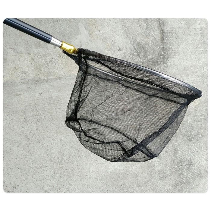 ケース付 伸縮 折りたたみ式 玉網 ランディングネット ワンタッチネット 軽量 コンパクト ナイロン網 釣り フィッシング タモ網 |  | 05