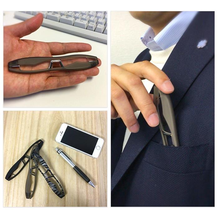 折りたたみ 老眼鏡 携帯 コンパクト 新型 ポッドリーダー スマート スマホ老眼鏡 おしゃれ 軽量 女性 男性 ユニセックス Pod reader |  | 10