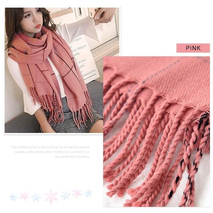 ウール カシミヤタッチ タータンチェック 格子柄 大判 ストール マフラー スヌード ブランケット 膝掛け 厚手 ショール レディース 秋冬 防寒 |  | 02