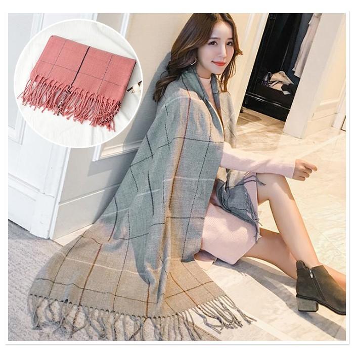 ウール カシミヤタッチ タータンチェック 格子柄 大判 ストール マフラー スヌード ブランケット 膝掛け 厚手 ショール レディース 秋冬 防寒 |  | 04