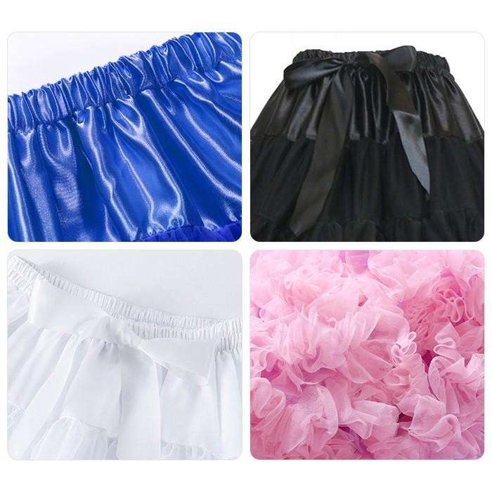 ふんわり リボン チュチュ チュール スカート パニエ ドレス 結婚式 発表会 キッズ |  | 04