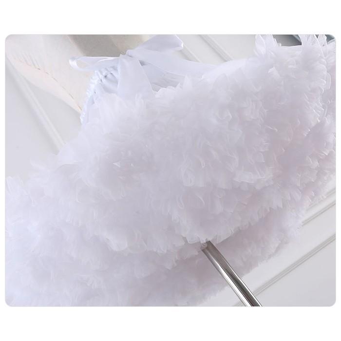 ふんわり リボン チュチュ チュール スカート パニエ ドレス 結婚式 発表会 キッズ |  | 07
