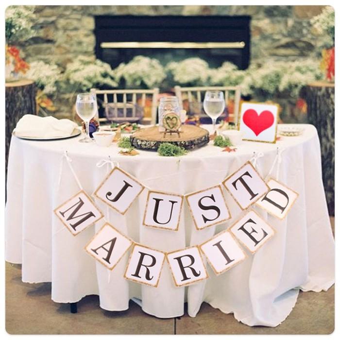 JUST MARRIED ガーランド ペナントバナー フラッグ 結婚式 ウェルカムスペース 飾りつけ パーティ 撮影 小道具 装飾 |  | 01