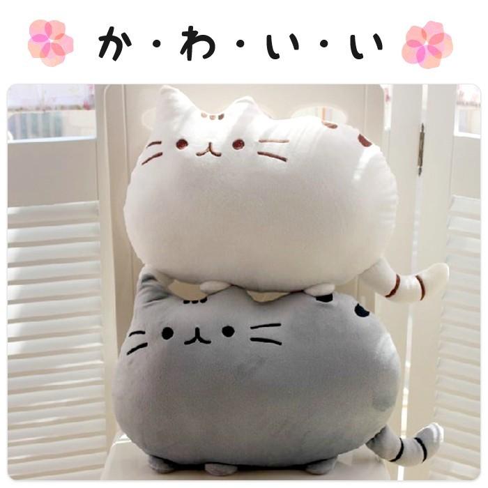 ふわふわ ネコ クッション 抱きまくら 抱き枕 枕 にゃんこ 柔らか ぬいぐるみ オフィス用にも インテリア ベッド ソファー |  | 01
