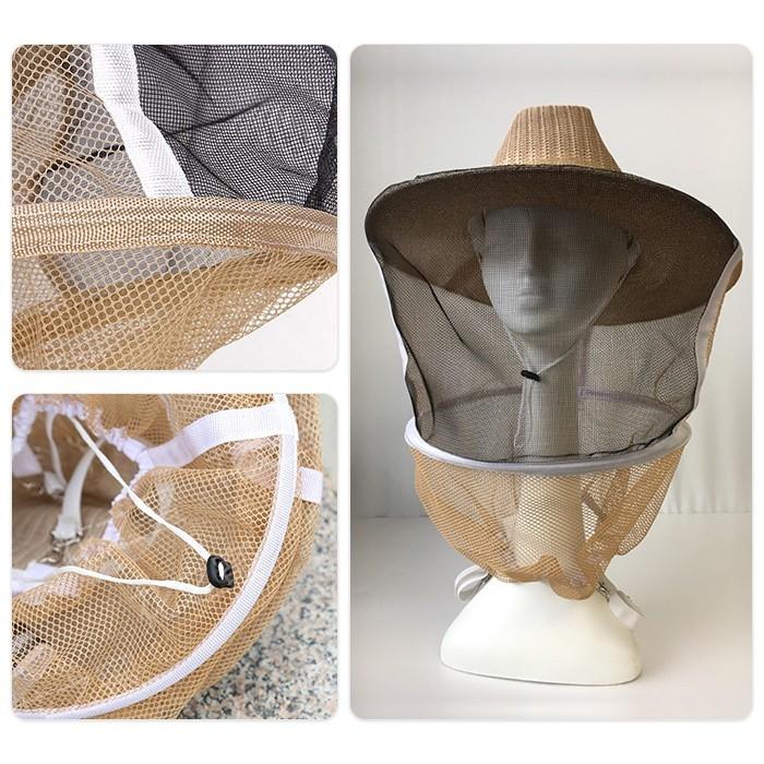 蜂 蚊 虫よけ帽子 保護帽子 防虫 日よけ 帽子 虫除け 対策 ヘッドフェイスプロテクター 害虫 駆除 草刈り ガーデニング |  | 01