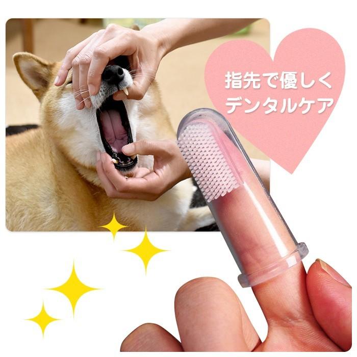 5個入 ペット用 歯ブラシ 犬 猫 デンタルケア 指ブラシ フィンガー タイプ 歯磨き 口臭予防 歯みがき 歯垢 歯石 除去 |  | 01