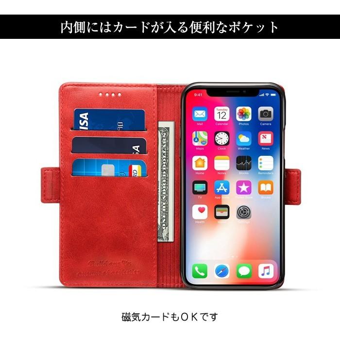 iPhone 手帳型 ケース iPhoneX iPhone7 iPhone6 Plus アイフォン カバー シンプル 無地 PU レザー おしゃれ 薄い 軽い コンパクト ワイヤレス充電 対応 |  | 03