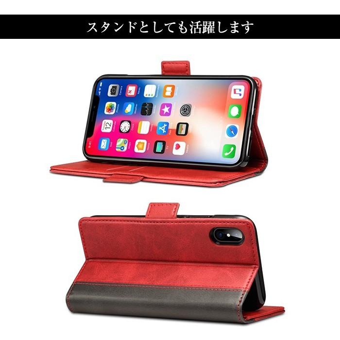 iPhone 手帳型 ケース iPhoneX iPhone7 iPhone6 Plus アイフォン カバー シンプル 無地 PU レザー おしゃれ 薄い 軽い コンパクト ワイヤレス充電 対応 |  | 06