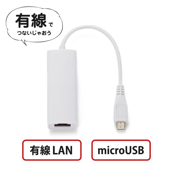 有線lanアダプター Microusb Lanポート スマホ タブレット Lan接続 Windows Android 対応 変換 アダプタ プラスアルファ 通販 Yahoo ショッピング