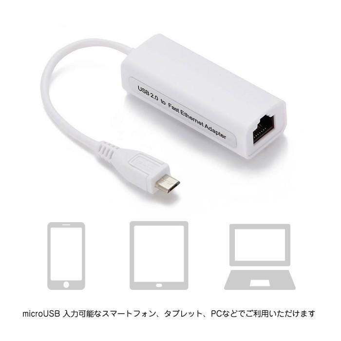 有線lanアダプター Microusb Lanポート スマホ タブレット Lan接続 Windows Android 対応 変換 アダプタ プラスアルファ 通販 Yahoo ショッピング