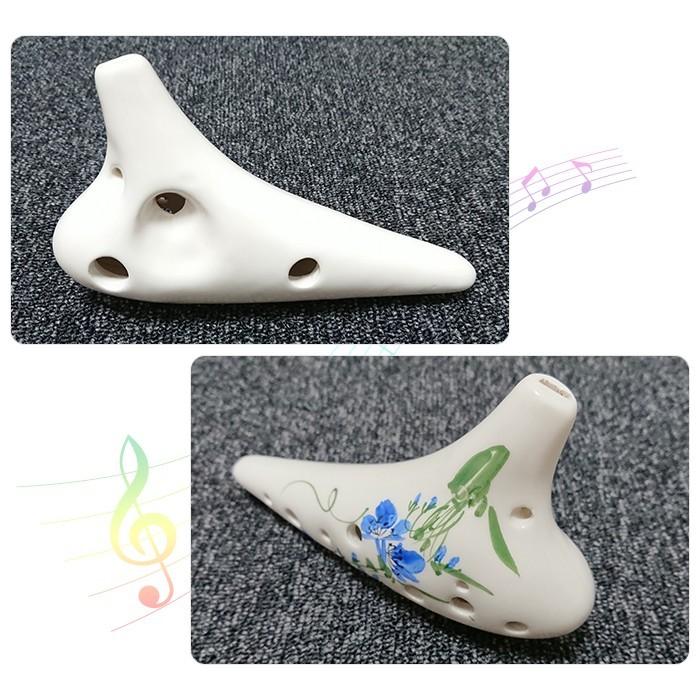 オカリナ アルトC 陶器製 初心者 シンプル 楽器 趣味 入門用 音楽 発表 合奏 ocarina |  | 03