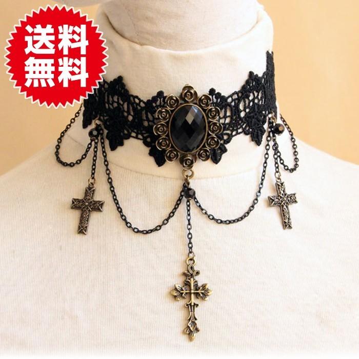 アンティークレースの胸飾り Elegant Lacy Halter Neck OP (2022) by Victorian Maiden
