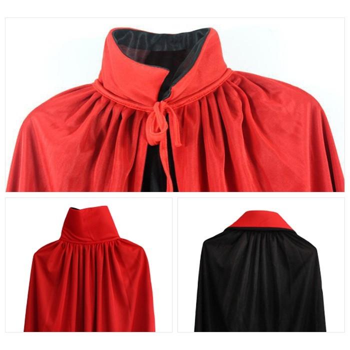 ドラキュラ コスプレ リバーシブル ロング マント 吸血鬼 パーティー ハロウィン イベント 仮装 衣装 |  | 04