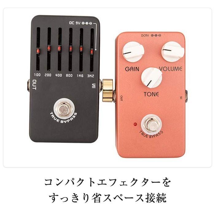 4個入 エフェクター 連結 プラグ クランク Z型 高伝送効率 パッチ 接続 コネクター ケーブル ギター 省スペース |  | 01