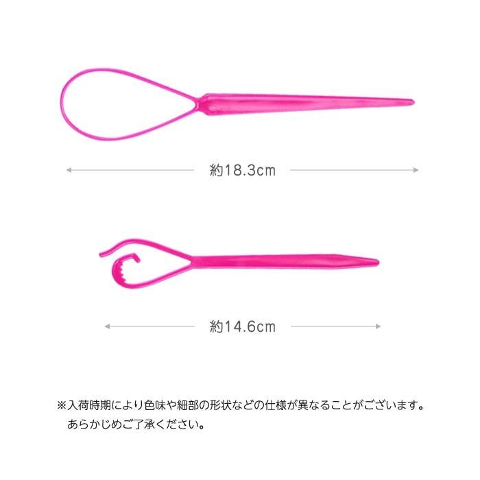 簡単 便利 くるりんぱ ポニー ヘア アレンジ お助け スティック ヘアメイク まとめ髪 |  | 03