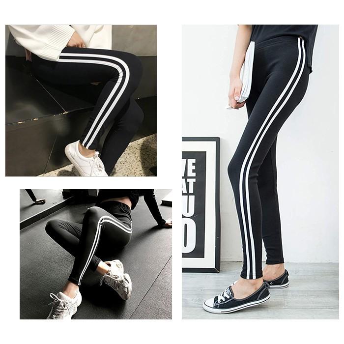 美脚 サイドライン レギンス 伸縮性 ストレッチ スキニー パンツ レギパン 部屋着 |  | 03