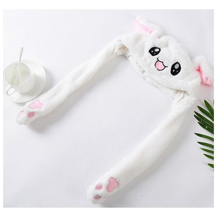 かわいい うさ耳 帽子 耳が動く ウサギ帽子 かぶりもの パーティー コスプレ 小物 防寒 |  | 06