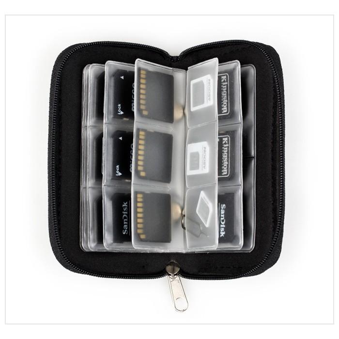 SDカード 収納 メディア ケース メモリーカード ファイル 携帯 便利 CF 4枚 SD 18枚 |  | 02