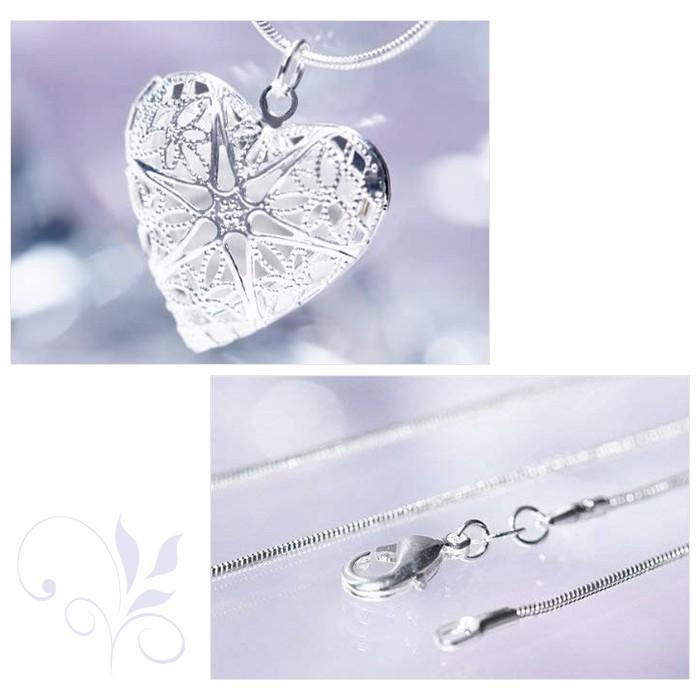 シルバー ロケット ペンダント アロマ ネックレス アンティーク 透かし アラベスク |  | 03