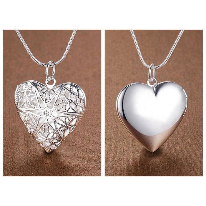 シルバー ロケット ペンダント アロマ ネックレス アンティーク 透かし アラベスク |  | 09