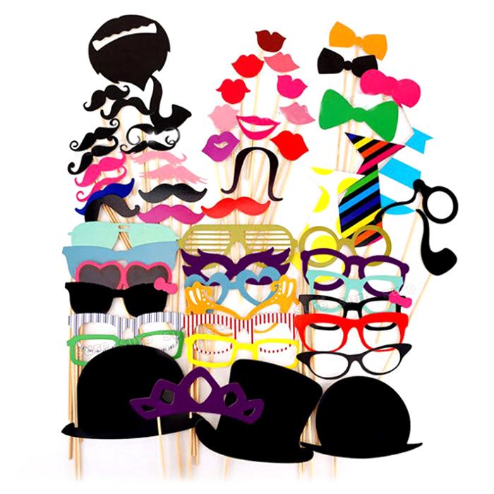 58点×2セット フォトプロップス インスタ映え グッズ 結婚式 二次会 誕生日会 イベント 写真 小道具 演出 仮装 パーティー ハロウィン |  | 02