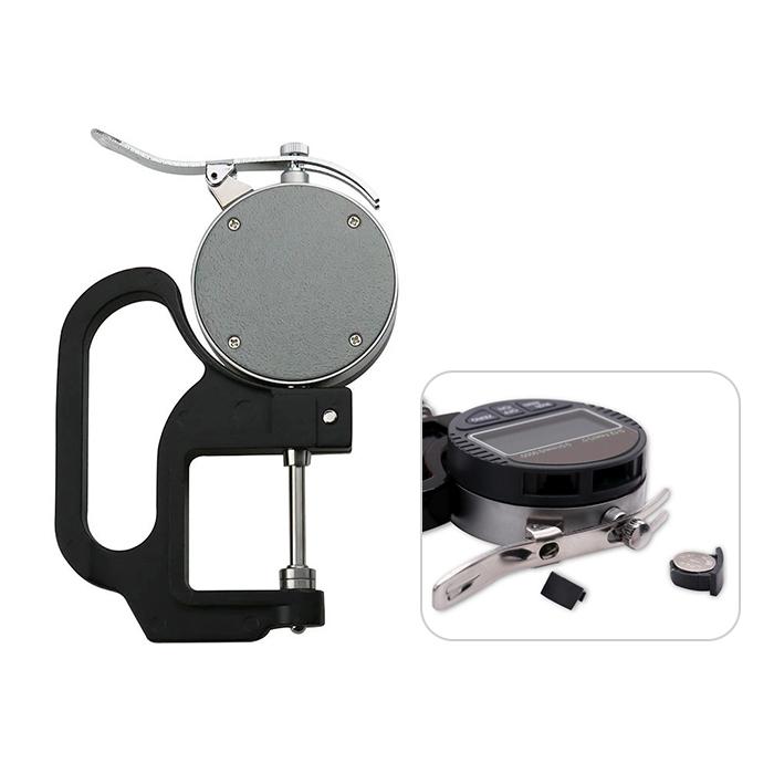 デジタル シックネスゲージ 厚み 測定 厚さ計 紙 フィルム 革 布 金属板 プラスチック板 サイズ計測 工場 製造 測定工具 ノギス |  | 05