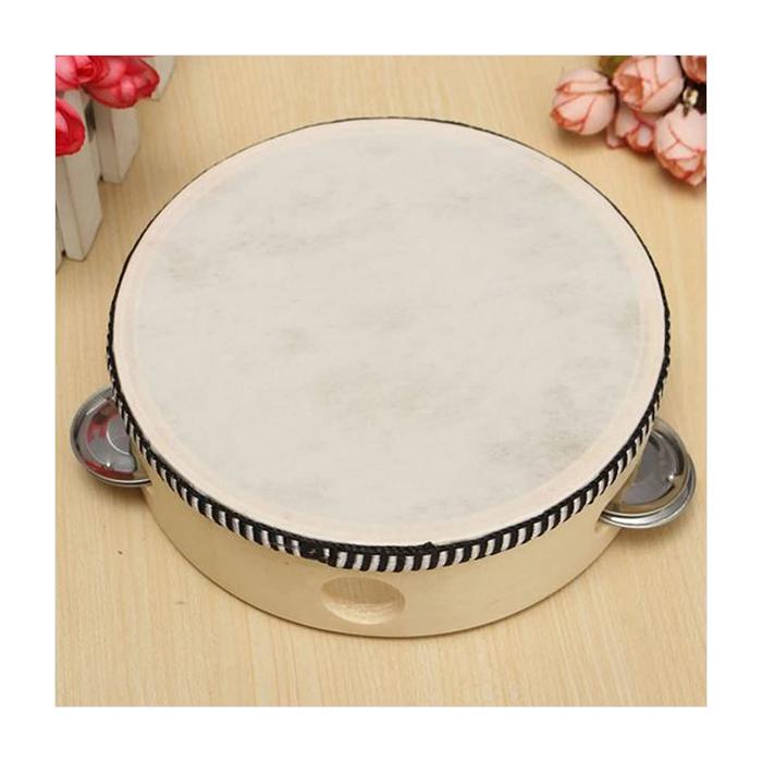2個入 タンバリン 知育玩具 音楽 教育 リトミック 楽器 パーカッション 太鼓 キッズ |  | 04