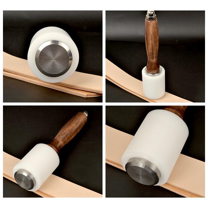 2個入 ラウンドモウル ラウンドモール レザー クラフト 工具 木槌 手芸 DIY ハンドメイド カービング スタンプ 打刻 道具 工具 |  | 02