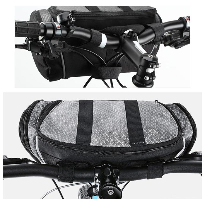 ハンドルバーバッグ 防水 自転車用 バッグ リアバッグ フロントバッグ サイクリング 通勤 多機能 収納力抜群 便利 アウトドア |  | 04
