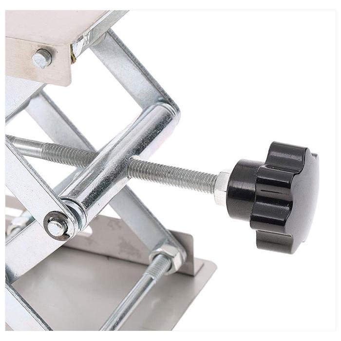 昇降台 ミニ ラボジャッキ ステンレス ミニ昇降台 実験 器具 小型 昇降作業台 高度 高さ 調整 研究 学習 教育 授業 実験 |  | 03