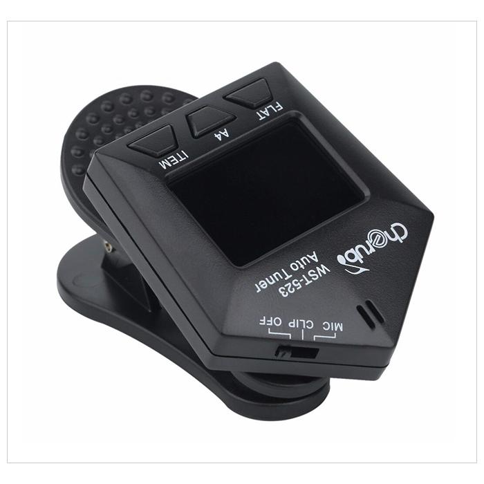 クリップ式 クロマチック チューナー ギター 弦楽器 管楽器 LCDメーター マイク 内蔵 バックライト LCDパネル チューニング 調弦 |  | 04