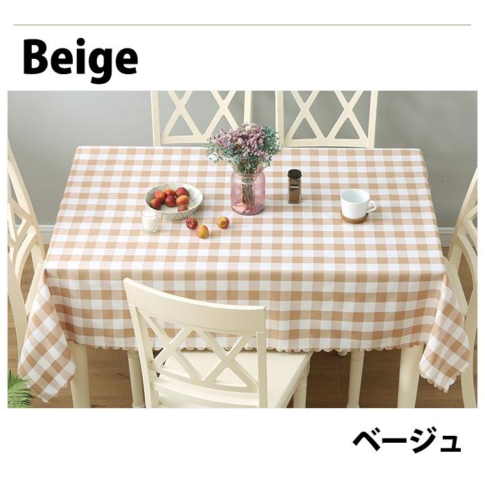 チェック テーブルクロス 北欧風 クロス カバー 汚れ防止 デスクマット マルチカバー マルチクロス フリークロス 目隠し 多目的 |  | 04