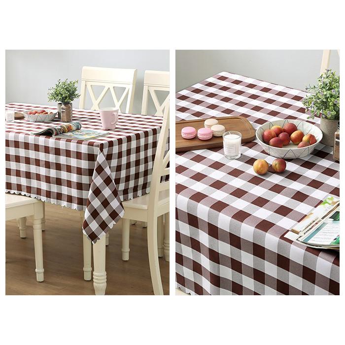 チェック テーブルクロス 北欧風 クロス カバー 汚れ防止 デスクマット マルチカバー マルチクロス フリークロス 目隠し 多目的 |  | 07