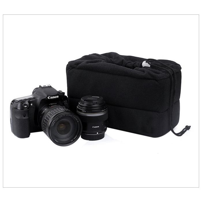 カメラ インナーバッグ インナーケース ソフト クッション ポーチ ボックス 収納 ビデオカメラ 一眼レフカメラ 小物 整理 |  | 06