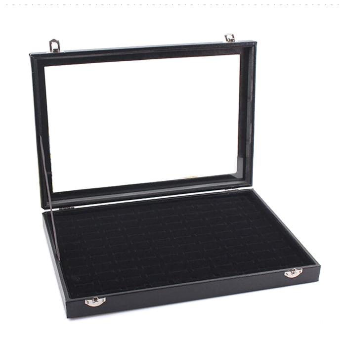 100個 収納可 ピアス リング ケース 指輪 ジュエリー 収納ケース ベルベット ベロア調 アクセサリー 収納 ボックス 宝石箱 |  | 03