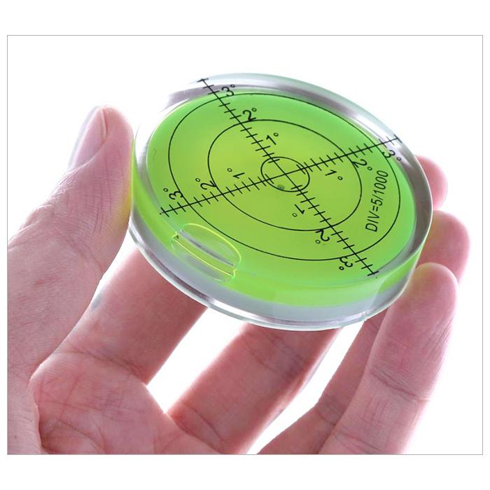 見やすい 大型 丸形 水平器 アナログ メモリ 傾斜 測定 計測 バランサー 直径6cm 精度 コスパ 良好 ゴルフ 日曜大工 DIY |  | 04
