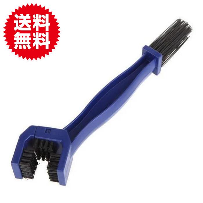 三面 チェーンブラシ バイク 自転車 チェーン ブラシ クリーナー 洗浄 メンテナンス 掃除 クリーニング 3面ブラシ | 