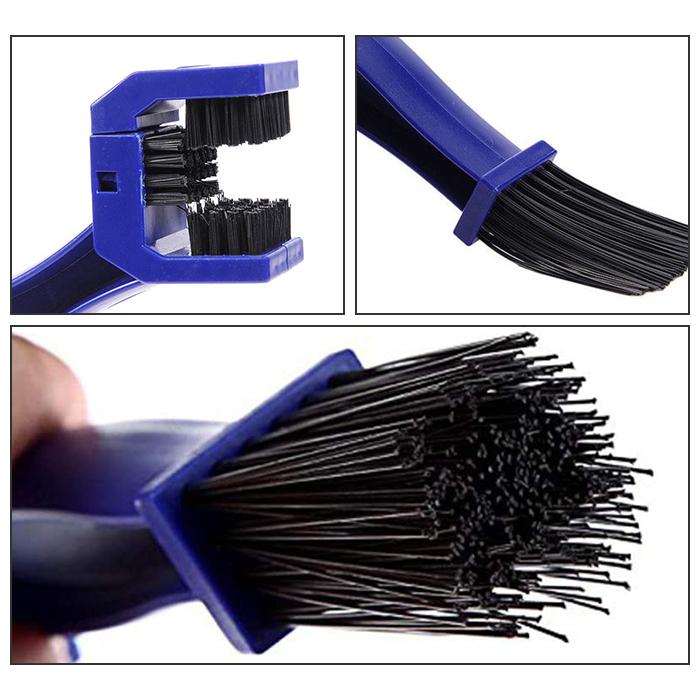 三面 チェーンブラシ バイク 自転車 チェーン ブラシ クリーナー 洗浄 メンテナンス 掃除 クリーニング 3面ブラシ |  | 03