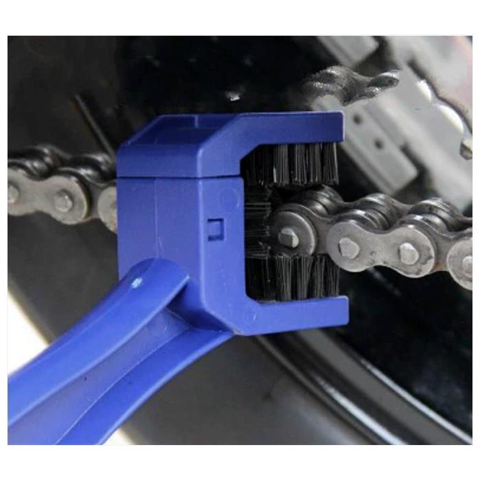 三面 チェーンブラシ バイク 自転車 チェーン ブラシ クリーナー 洗浄 メンテナンス 掃除 クリーニング 3面ブラシ |  | 05