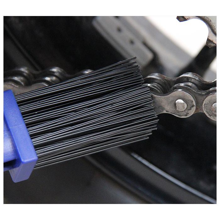 三面 チェーンブラシ バイク 自転車 チェーン ブラシ クリーナー 洗浄 メンテナンス 掃除 クリーニング 3面ブラシ |  | 06