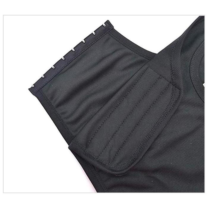 ナベシャツ 3段フック式 ハーフ タンクトップ 胸 サポーター 胸つぶし さらし コスプレ 男装 和装 ブラジャー レディース インナー |  | 04